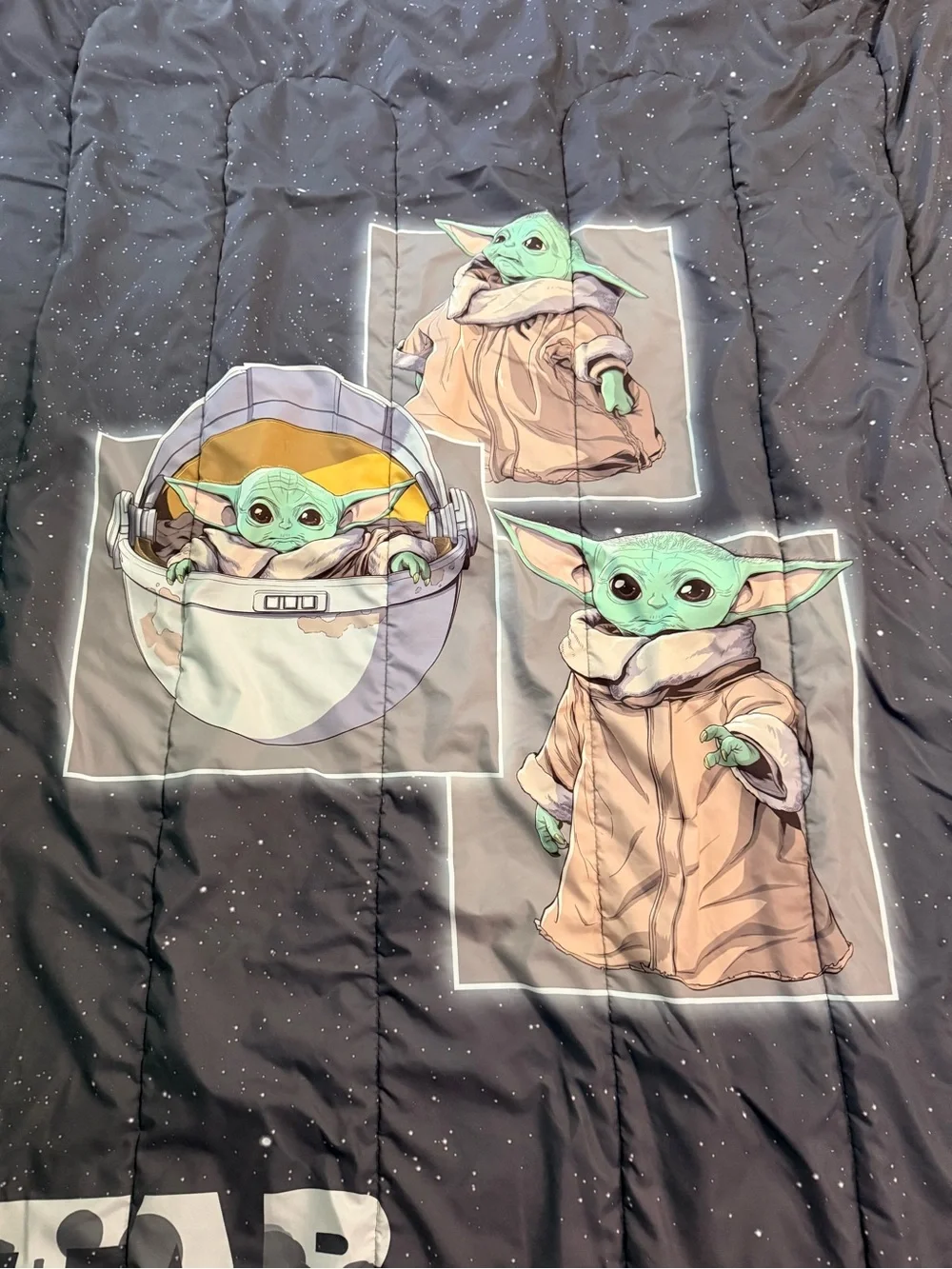 Star Wars Grogu Baby Yoda Twin Comforter Reversible Kids Bedding Gender Neutral